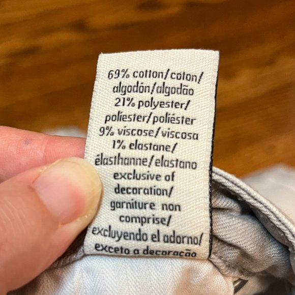 BUNDLE 3/$40 - Calvin Klein Jeans - Grey High Rise Shorts [Women's Size 28] - Picture 4 of 4